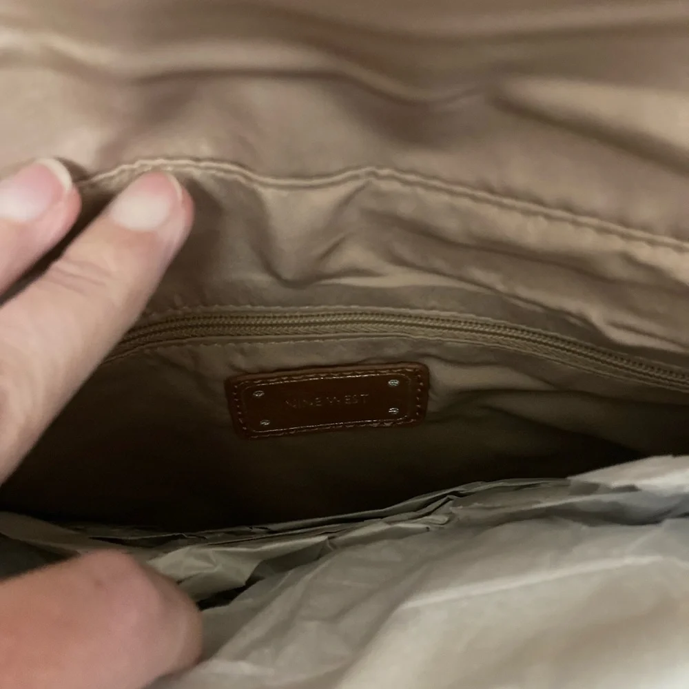 Nine West Gold Crossbody Bag - Picture 3 of 5